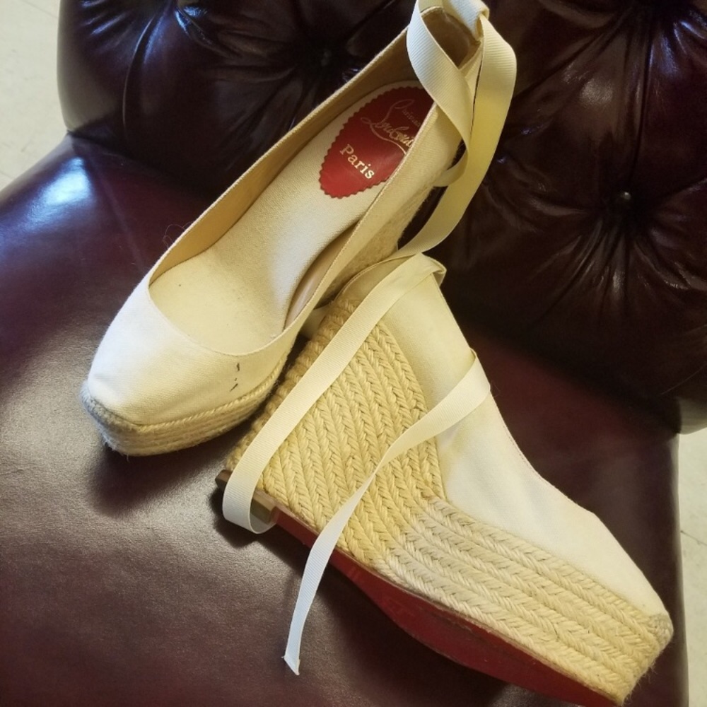 Christian Louboutin Espadrille wedge - Picture 3 of 8
